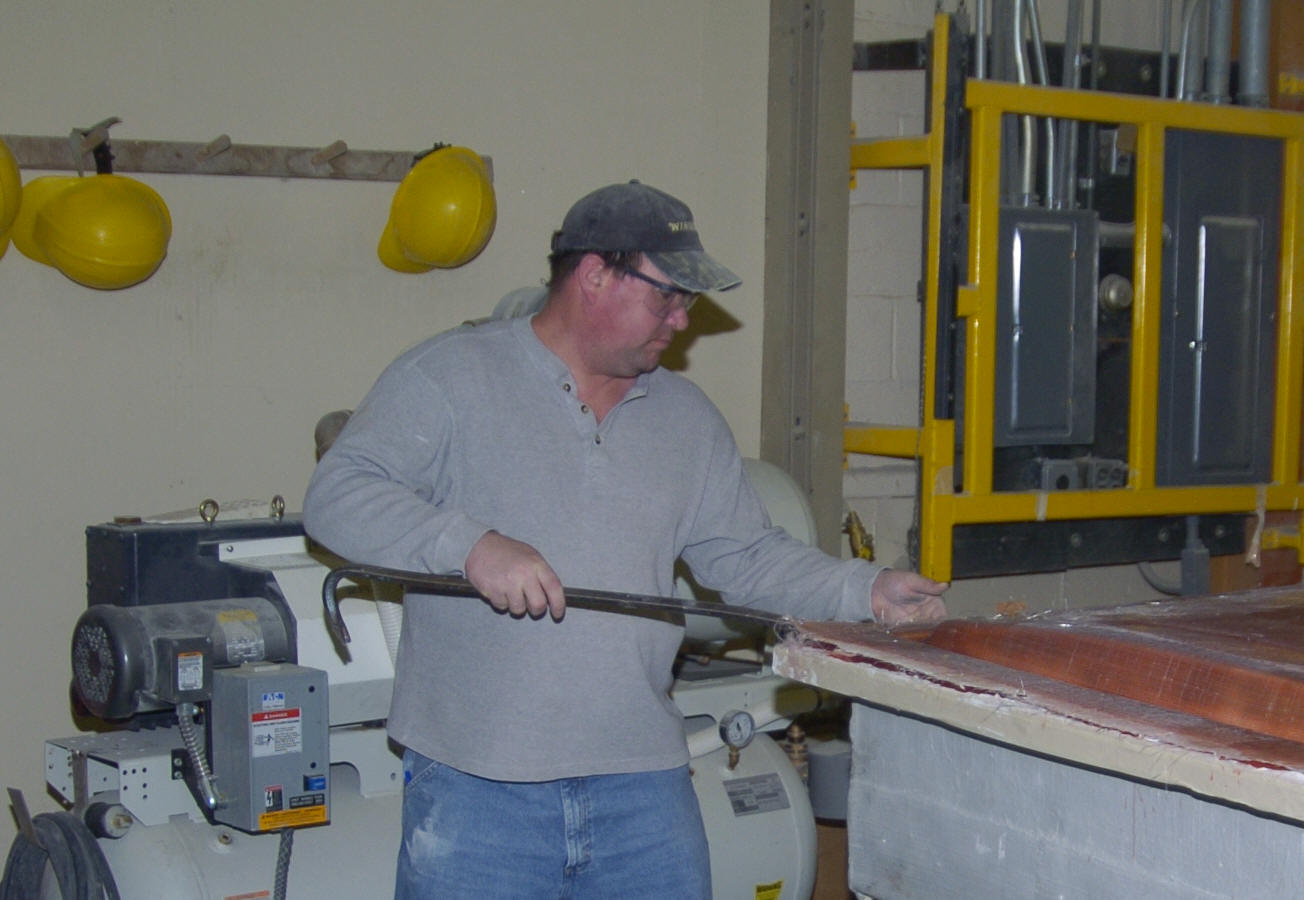 there he is again, john spearin, this time with a crowbar!